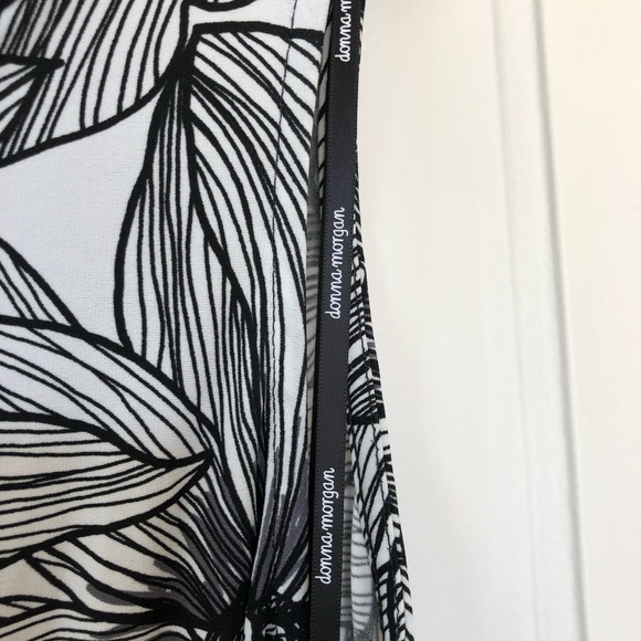 Black and White Floral Donna Morgan Dress - Picture 3 of 3
